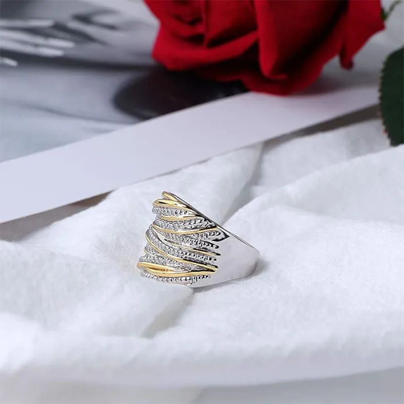 খাদ মহিলাদের ফ্যাশন রিং