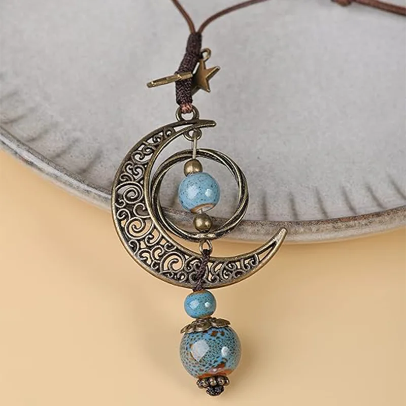 বোহেমিয়ান মহিলাদের ফ্যাশন নেকলেস