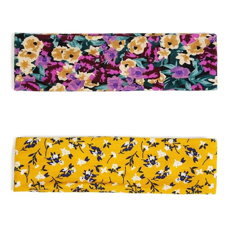 Daily Outfits Flower Printed Polyester Headbands