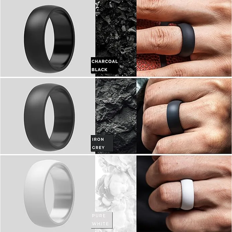 Popular Fitness Silicone Man Ring
